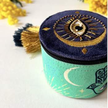 Preview: Glimmer Schmuckkästchen rund